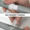 G128 - 6 Feet Tangle Free Spinning Flagpole (Silver) POW Brass Grommets Printed 3x5 ft (Flag Included) Aluminum Flag Pole